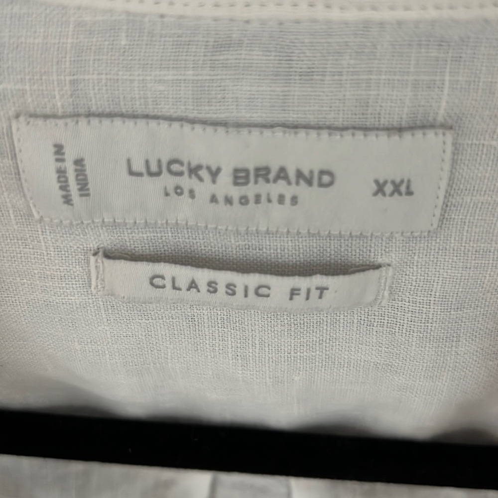 100% Linen SS shirt XXL